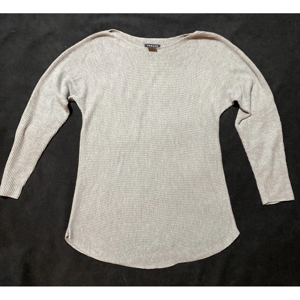 Trouve Womens Sweater Size Medium Gray Long Sleeve Pullover Sweater - Picture 2 of 7